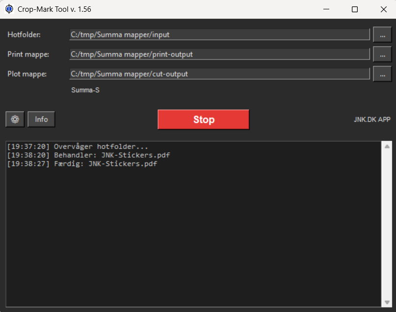 Behandlet i Crop-Tool